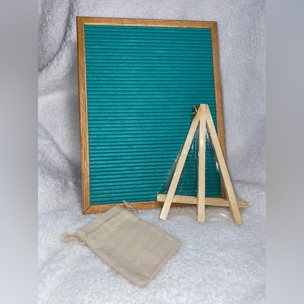 NEW Turquoise Felt Letter Board